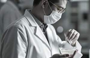 scientifique et hydrogel