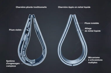 Nouvelle charnière pour smartphone pliable